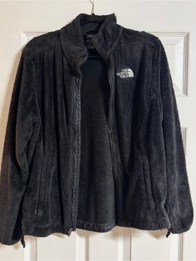 The North Face Black Plush Zip Fleece Jacket